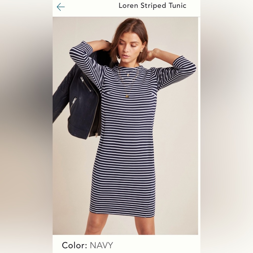 Loren striped tunic